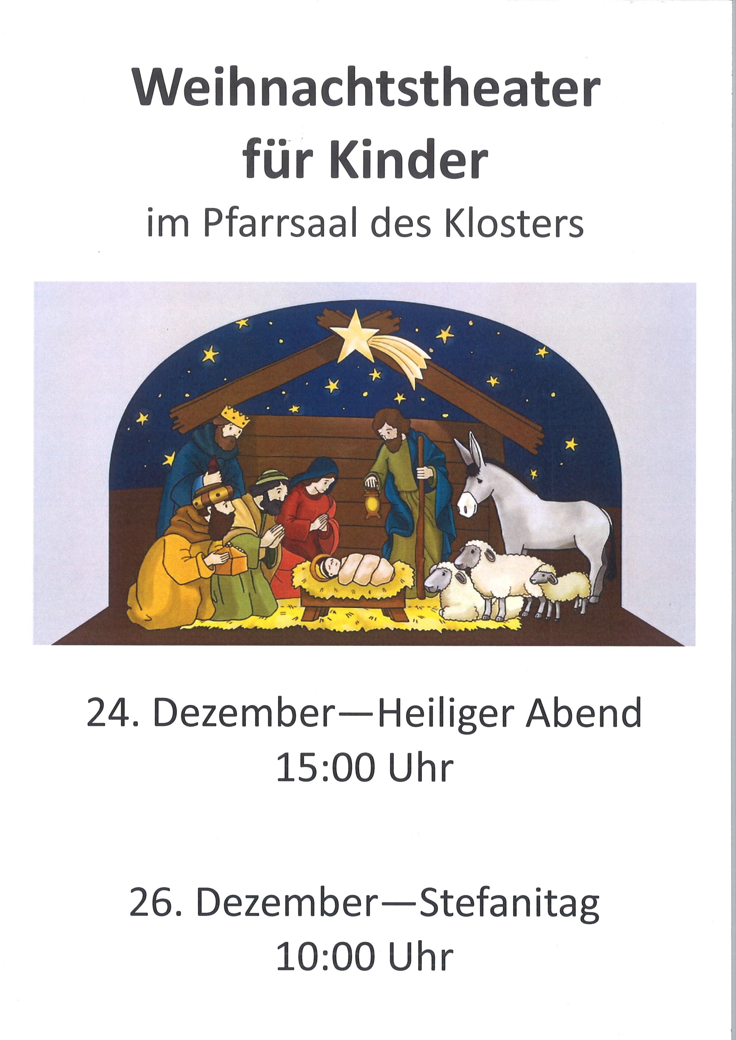 2025 Weihnachtstheater