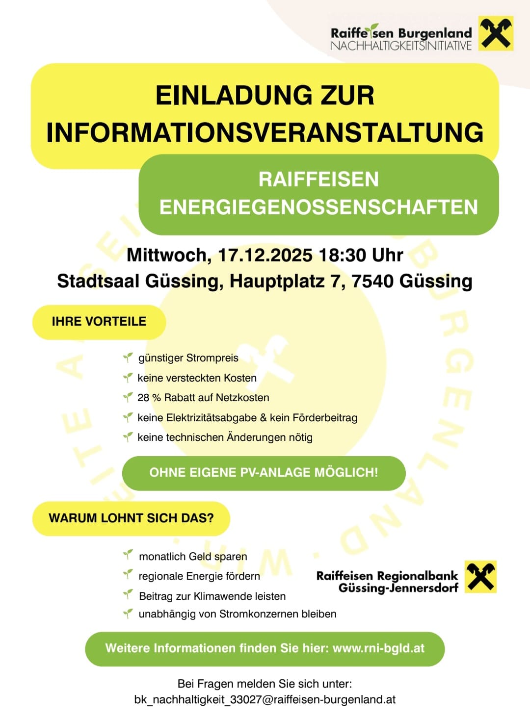 Vortrag Energiegemeinschaft