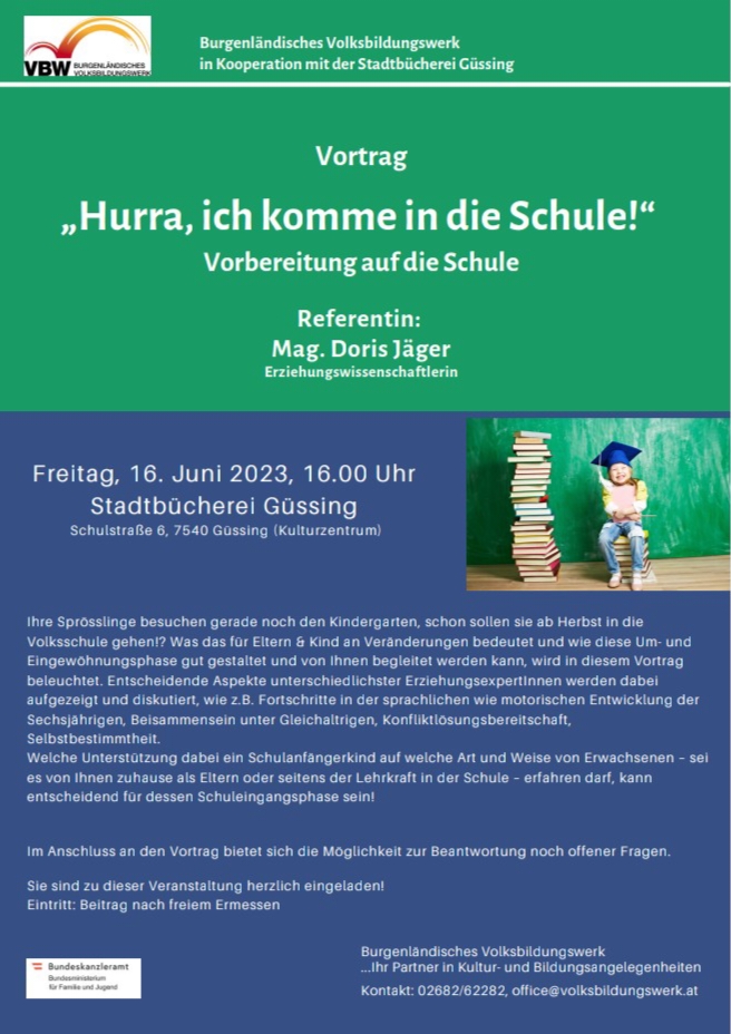 schulbeginn vortrag